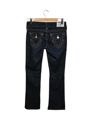 True Religion Brand Jeans Boot Cut Dark Wash Denim Y2k